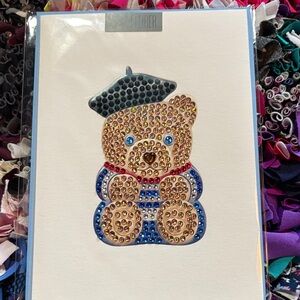 🆕American Greetings-Papyrus-Judith Leiber Rhinestone Greeting Card